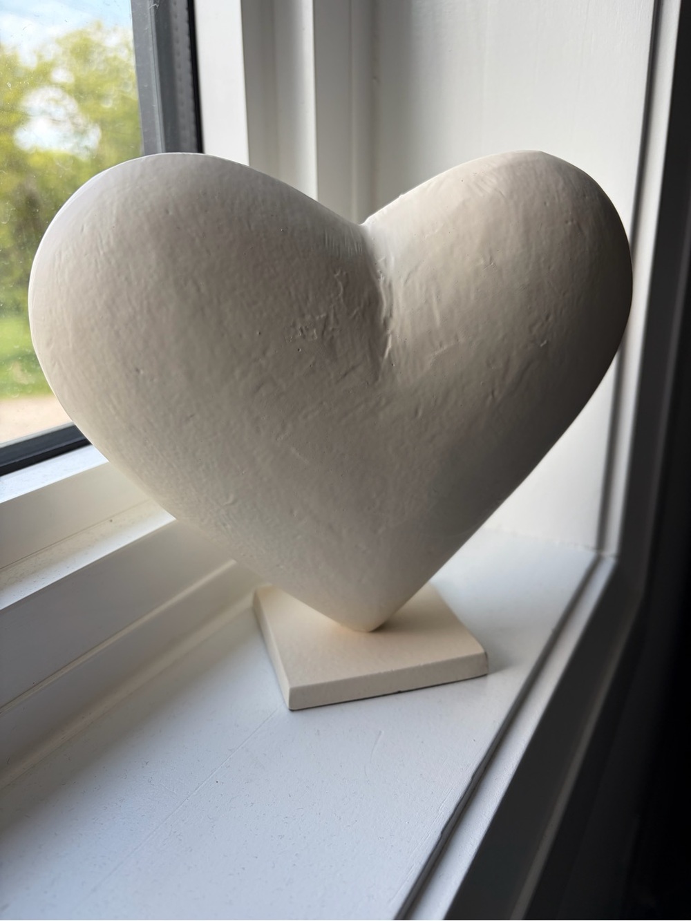 indaba for The Jilly Box Cast Aluminum Heart Statue